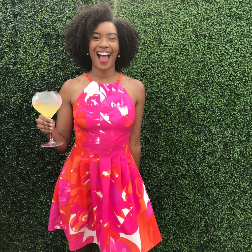 Vince Camuto Floral Dress